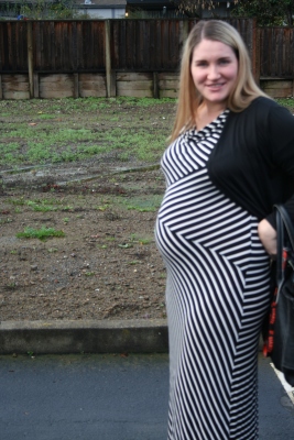 Mrs B with a yet unborn Baby R
